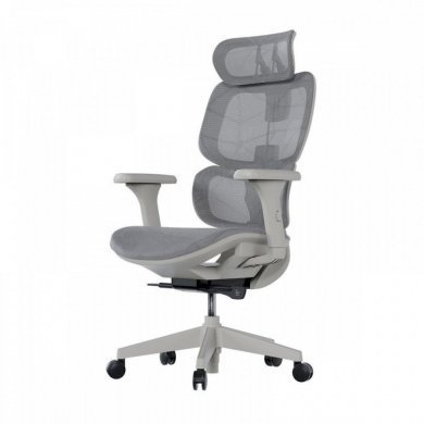 71469 Cadeira Ergonômica Elements Siggy Cinza 100% Mesh