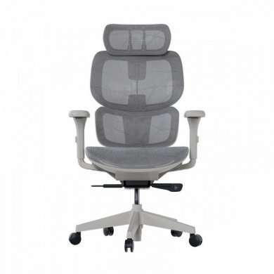 71469 Cadeira Ergonômica Elements Siggy Cinza 100% Mesh