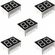 72012025001 Display 7 segmentos duplo verde 2VCC (Kit 5x) catodo comum | Display 7 segmentos duplo verde 2VCC (Kit 5x) catodo comum Display 7 segmentos duplo verde 2VCC (Kit 5x) catodo comum