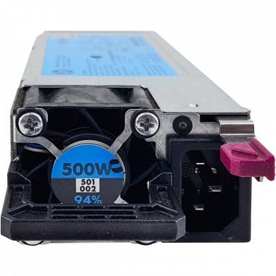 HPE fonte redundante 500W ML350 DL360/380 G9