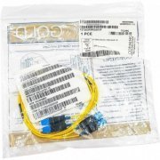 Corning cordão duplex SM OS2 SC-UPC/SC-UPC 91cm 3ft monomodo 9/125 amarelo zipcord plenum