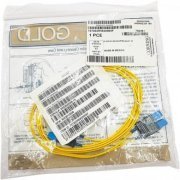 Corning cordão duplex SM OS2 SC-UPC/SC-UPC 1.52m 5ft monomodo 9/125 amarelo zipcord plenum