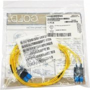 Corning cordão duplex SM OS2 SC-UPC/SC-UPC 1.82m 6ft monomodo 9/125 amarelo zipcord plenum