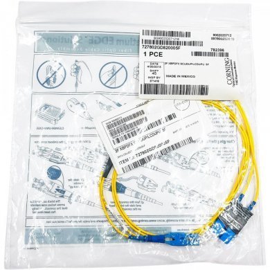 727802GD820005F Corning cordão duplex SM OS2 SC-UPC/LC-UPC 1.52m