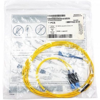 727802GD820009F Corning cordão duplex SM OS2 SC-UPC/LC-UPC 2.74m
