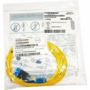 Corning cordão duplex SM OS2 SC-UPC/LC-UPC 7.31m 24ft monomodo 9/125 amarelo DFX 250 plenum