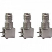 Conector RF TNC macho angular para PCB (Kit 3x und) Kit com 3 unidades