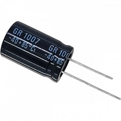 Kit 100x capacitor eletrolitico 2200uF 35V 16x26mm