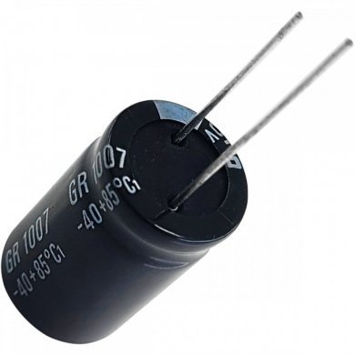Kit 100x capacitor eletrolitico 2200uF 35V 16x26mm