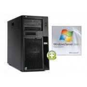 Servidor IBM X3200 M3 Xeon Quad Core X3430 2.4Ghz 8MB Cache, 4GB RDIMM expansível até 32GB, HD SATA 250GB Padr