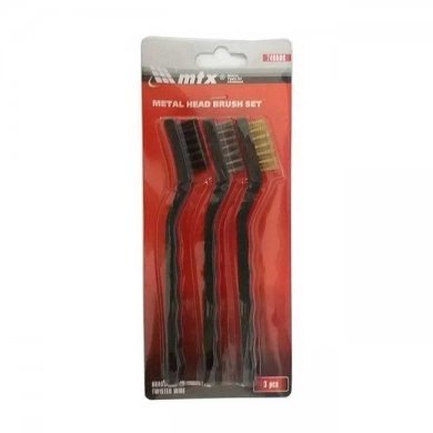 748609 MTX Kit escovas de aço pequena 3 peças