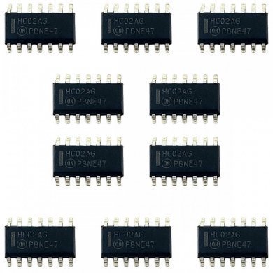 74HC02 CI HC02AG porta lógica NOR SMD (Kit 10x)