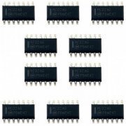 CI HC02AG porta lógica NOR SMD (Kit 10x) Kit com 10 u