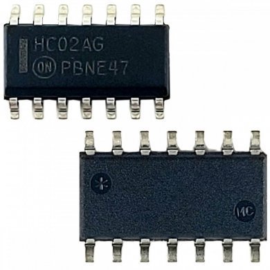 CI HC02AG porta lógica NOR SMD (Kit 10x)