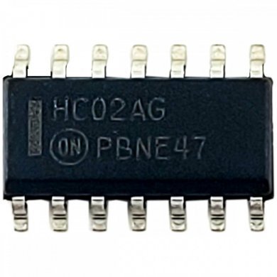 CI HC02AG porta lógica NOR SMD (Kit 10x)