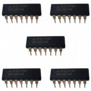 CI SN74HC10N Portas lógicas Tripla DIP14 (Kit 5x) Kit com 5 unidades