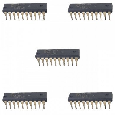 74HC244N CI 74HC244N Octal buffer line DIP20 (Kit 5x)