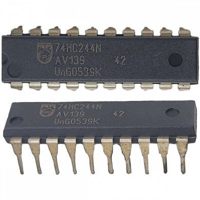 CI 74HC244N Octal buffer line DIP20 (Kit 5x)