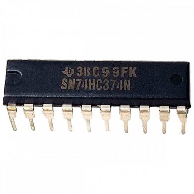 CI 74HC374N Flip Flop 3 estados DIP20 (Kit 5x)