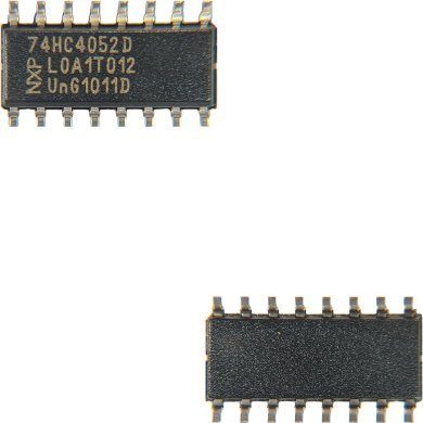 74HC4052D 10x CI Multiplexador Analógico SMD Philips SOIC-16 NOS