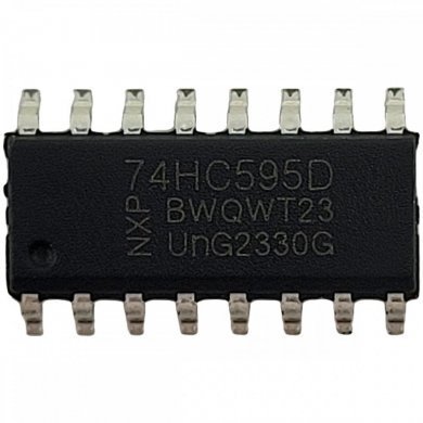 74HC595D Ci shift register 8 bits CMOS SOIC16