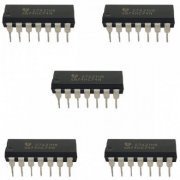 CI 74HC74N Flip Flop Dual DIP20 (Kit 5x) Kit com 5 un