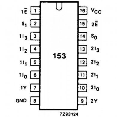 CI multiplex 4 canais SOIC16 SMD (Kit 5x unidades)