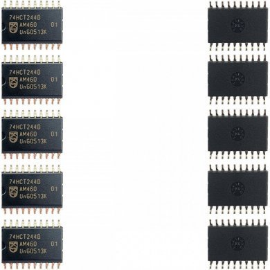 74HCT244D CI buffer liner 5.5V SOIC20 SMD (Kit 5x und)