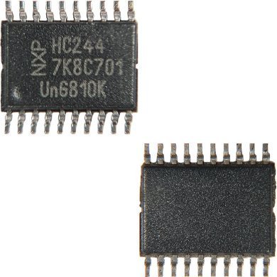 74HCT244PW 10x Ci NXP HC244 Buffer Octal 8 bits 3 state TSSOP-20