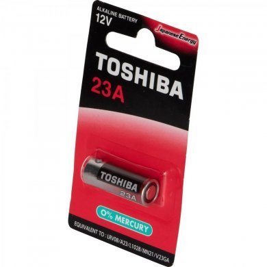 75265 Toshiba pilha alcalina 12V 23A 1 unidade 0% de mercúrio