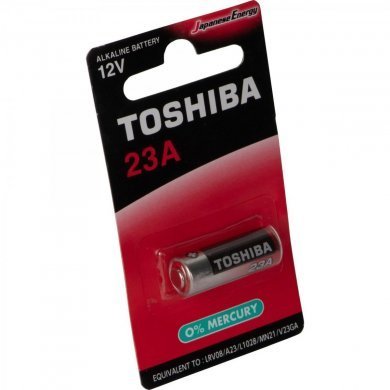 75265 Toshiba pilha alcalina 12V 23A 1 unidade 0% de mercúrio
