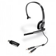 Headset Plantronics 610 USB Single-Ear Flexibilidade da conexão USB ou analógica, Microfone cancelador de ruído