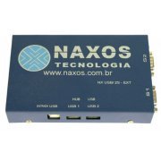 Conversor Naxos NX USB/2S+2USB (Externo) 1 porta USB para 2 seriais + 2 portas USB tipo A
