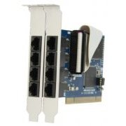 Naxos Placa de Rede Multiserial 8 Portas 