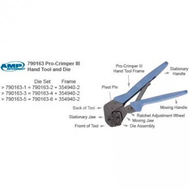 790163-1 AMP Tyco Alicate Profissional CAT6