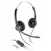 Headset Plantronics Practica SP12 Design monoauricular e biauricular, Leve e confortável para uso prolongado, 
