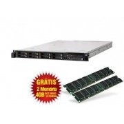 Servidor IBM X3550 M3 XEON Quad Core E5606 2.13Ghz, Memória 4GB expansível 288GB, HD SATA 500GB - Suporta HD S