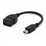 Cabo USB-A F x USB Mini 5 pinos 1.1/2.0 14cm USB-A Fêmea x USB Mini 5 pinos, USB: 1.1 ou 2.0