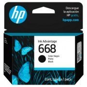 Cartucho de tinta HP 668 preto 3ml rendimento aproximado 120 paginas, compatível com HP DeskJet Ink Advantage 