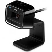 Web Cam Microsoft LifeCam HD-5000 USB 72 Sensor de 720p Filma em Qualidade HD, Ótima Qualidade de Som, Captura