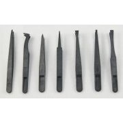 Kit de 7 Pinças ESD Plasticas 