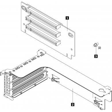7XH7A02677 Lenovo Riser Kit x8/x8/x8 PCIe