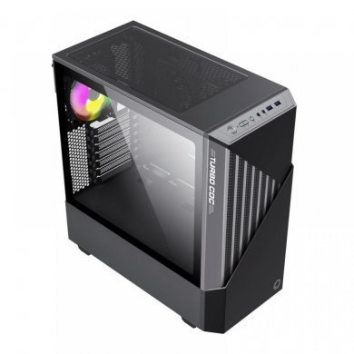 8006BG Gamemax Gabinete Contac BG ARGB Preto Turbo Fan