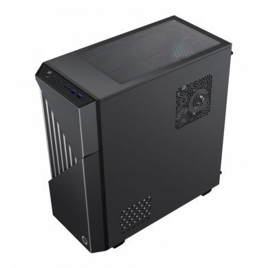 8006BG Gamemax Gabinete Contac BG ARGB Preto Turbo Fan