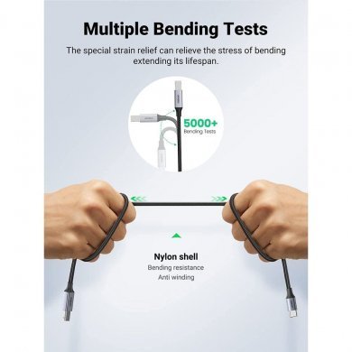 80807 Ugreen cabo de impressora USB-C para USB-B 2.0