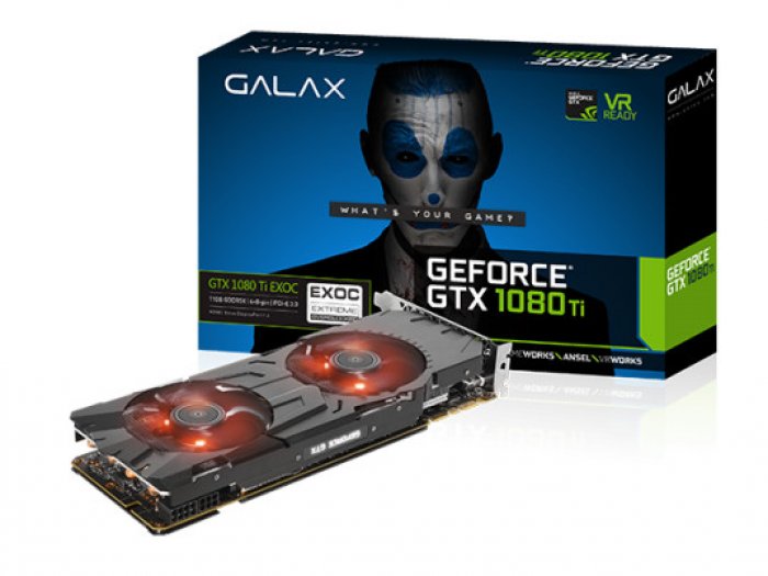 80IUJBMDP0EC Placa de Video Galax GTX 1080TI Exoc