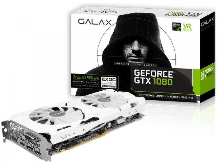 80NSJ6DHN1WS GALAX Placa de Vídeo GTX 1080 8GB DDR5X 256Bit