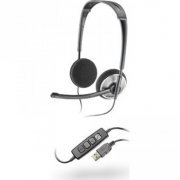 Headset Plantronics Audio 478 USB PC com anulação de ruído, Design flexível proporcionando o uso em ambas orelhas