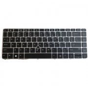 HP teclado para notebook EliteBook 840 G3 745 G3 retroiluminado layout USA