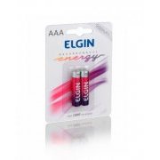 Pilha Recarregável Elgin Energy AAA (2 unid) 900mAh Blister com 2 Unidades